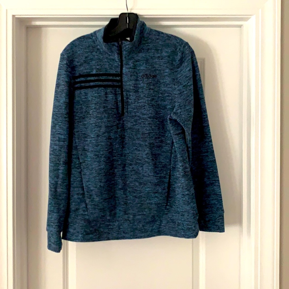 Adidas Youth Fleece Quarter Zip Pullover